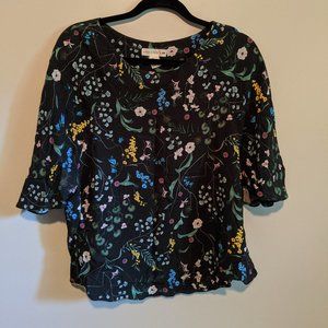 Anna Glover x H&M Flutter Sleeve Top